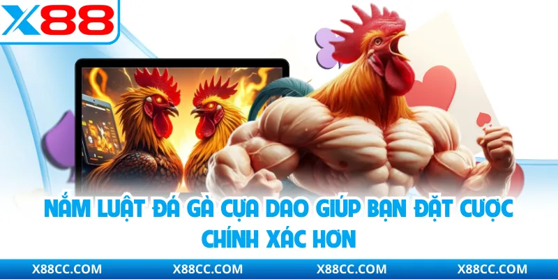 Đá Gà Cựa Dao X88 - Luật Thi Đấu Và Lý Do Được Yêu Thích 3 Nắm luật đá gà cựa dao giúp bạn đặt cược chính xác hơn